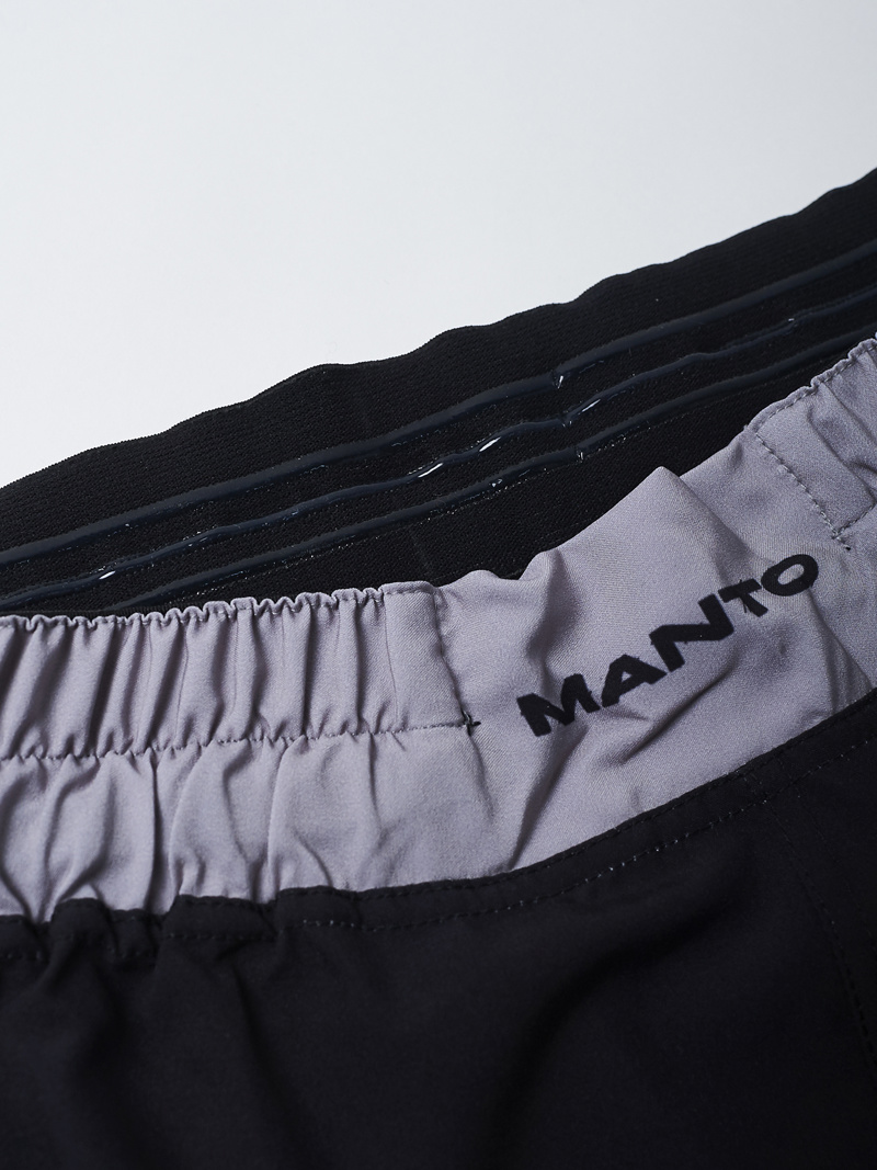 MANTO sequence FIGHT SHORTS-black